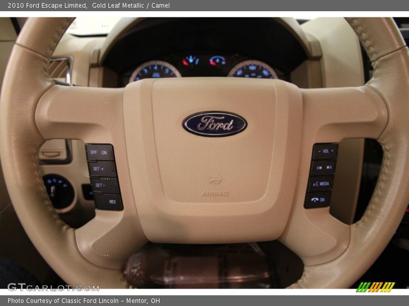 Gold Leaf Metallic / Camel 2010 Ford Escape Limited