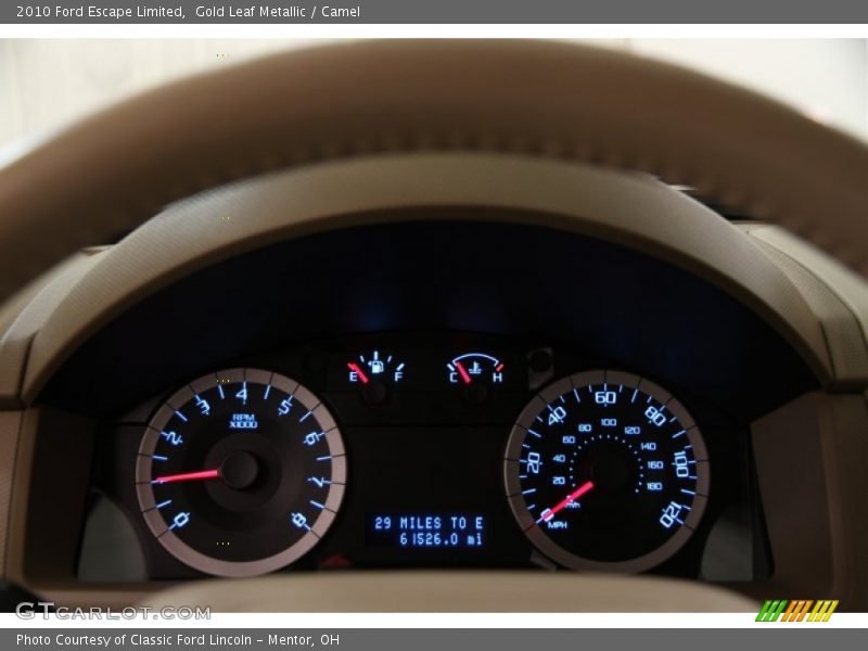 Gold Leaf Metallic / Camel 2010 Ford Escape Limited