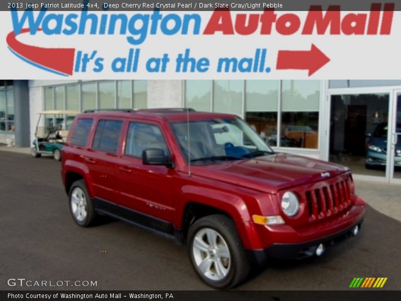 Deep Cherry Red Crystal Pearl / Dark Slate Gray/Light Pebble 2013 Jeep Patriot Latitude 4x4
