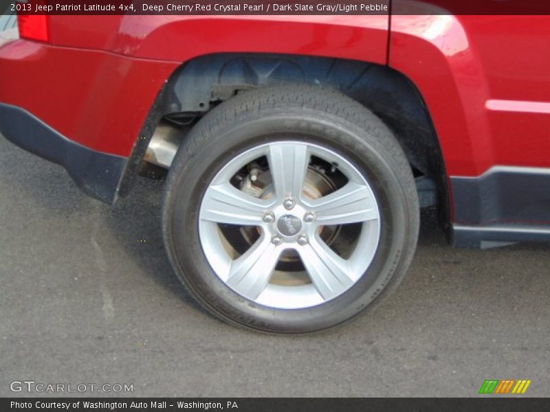 Deep Cherry Red Crystal Pearl / Dark Slate Gray/Light Pebble 2013 Jeep Patriot Latitude 4x4