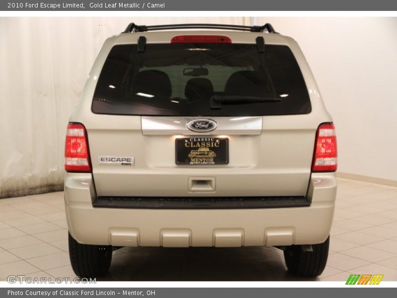 Gold Leaf Metallic / Camel 2010 Ford Escape Limited