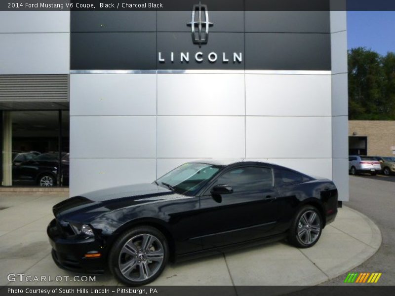 Black / Charcoal Black 2014 Ford Mustang V6 Coupe