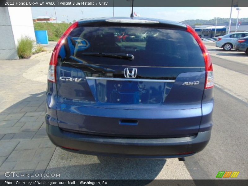 Twilight Blue Metallic / Gray 2012 Honda CR-V EX 4WD