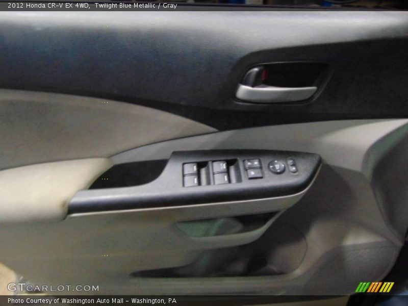 Twilight Blue Metallic / Gray 2012 Honda CR-V EX 4WD