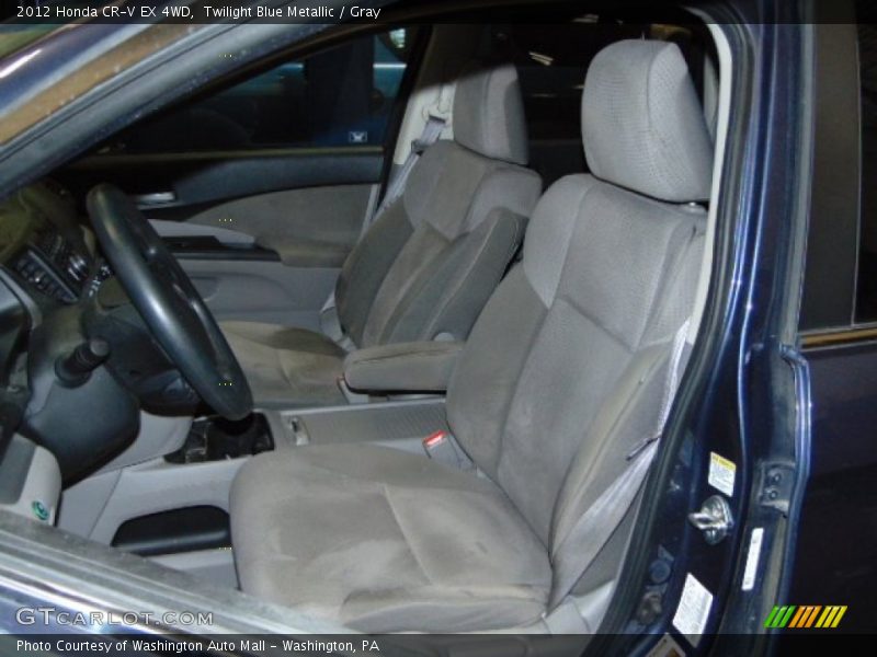 Twilight Blue Metallic / Gray 2012 Honda CR-V EX 4WD