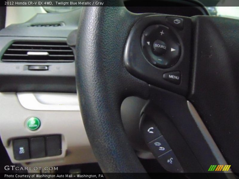 Twilight Blue Metallic / Gray 2012 Honda CR-V EX 4WD