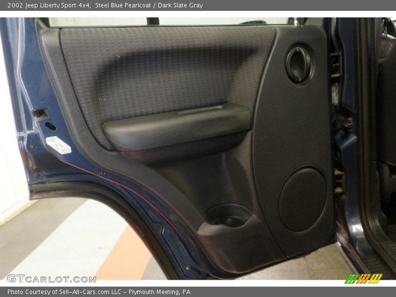 Steel Blue Pearlcoat / Dark Slate Gray 2002 Jeep Liberty Sport 4x4