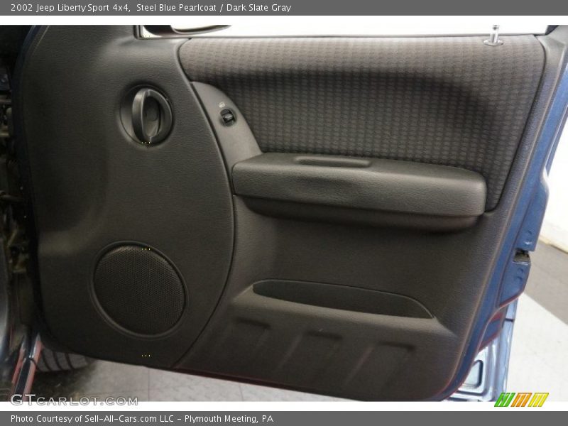 Steel Blue Pearlcoat / Dark Slate Gray 2002 Jeep Liberty Sport 4x4