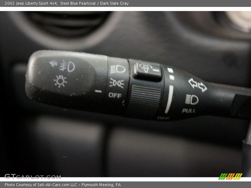Steel Blue Pearlcoat / Dark Slate Gray 2002 Jeep Liberty Sport 4x4