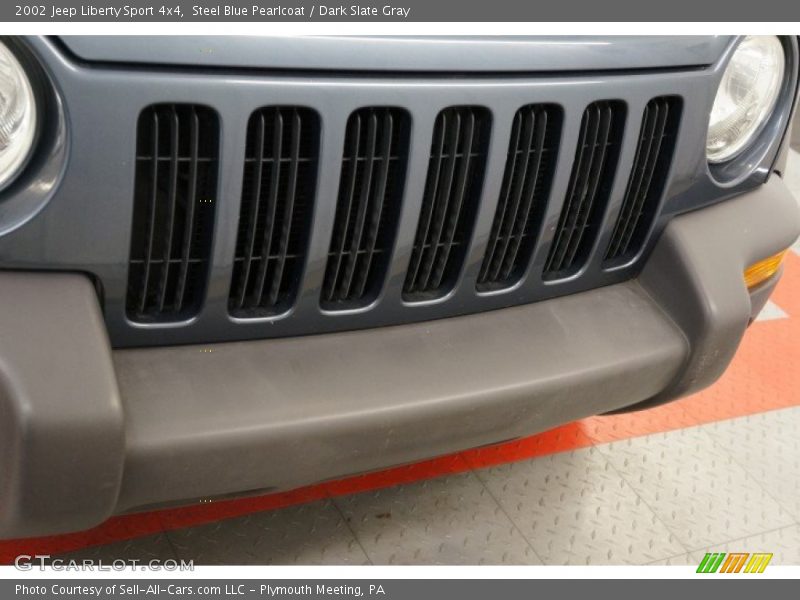 Steel Blue Pearlcoat / Dark Slate Gray 2002 Jeep Liberty Sport 4x4