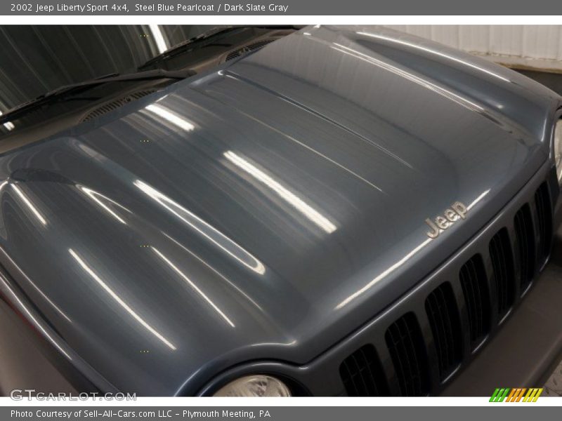 Steel Blue Pearlcoat / Dark Slate Gray 2002 Jeep Liberty Sport 4x4