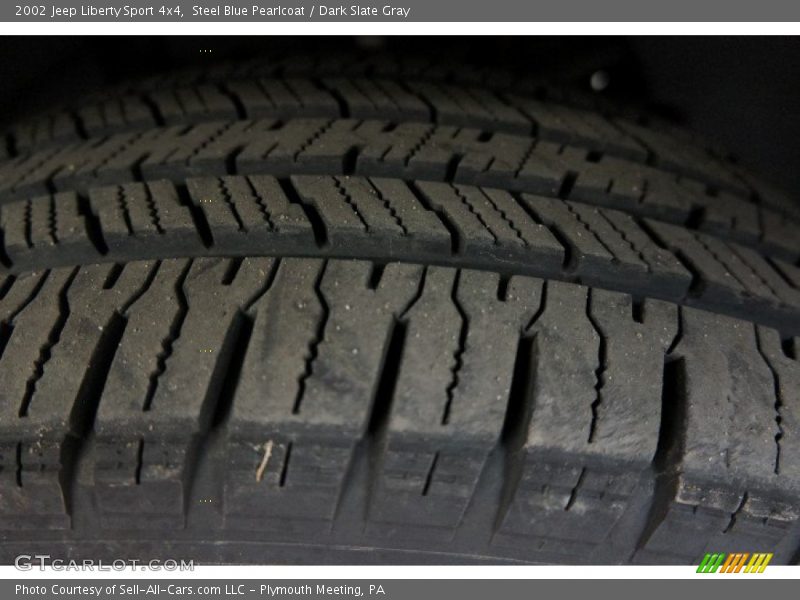 Steel Blue Pearlcoat / Dark Slate Gray 2002 Jeep Liberty Sport 4x4