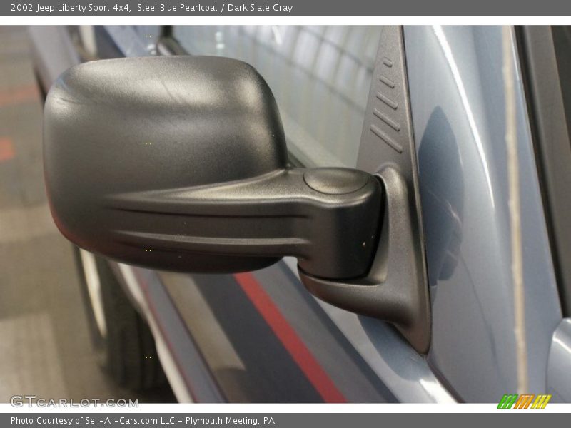 Steel Blue Pearlcoat / Dark Slate Gray 2002 Jeep Liberty Sport 4x4