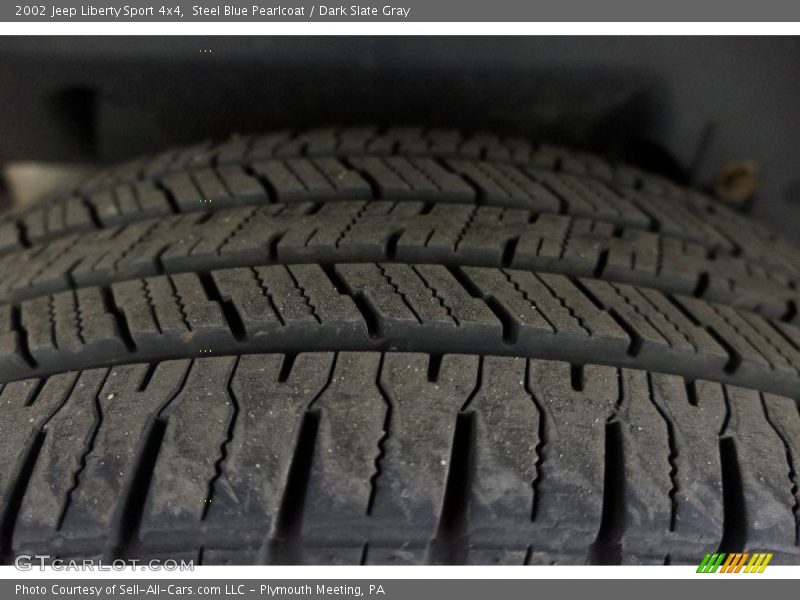 Steel Blue Pearlcoat / Dark Slate Gray 2002 Jeep Liberty Sport 4x4