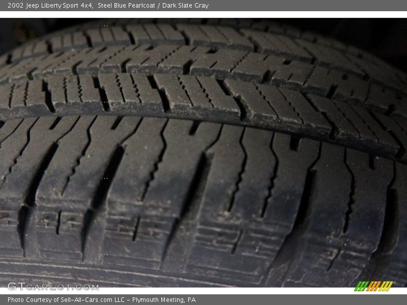 Steel Blue Pearlcoat / Dark Slate Gray 2002 Jeep Liberty Sport 4x4