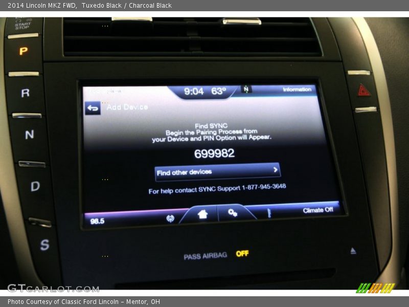 Tuxedo Black / Charcoal Black 2014 Lincoln MKZ FWD