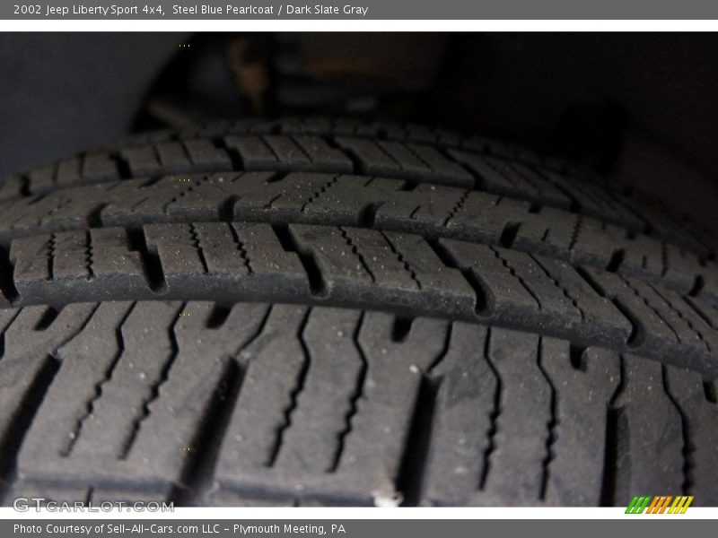 Steel Blue Pearlcoat / Dark Slate Gray 2002 Jeep Liberty Sport 4x4