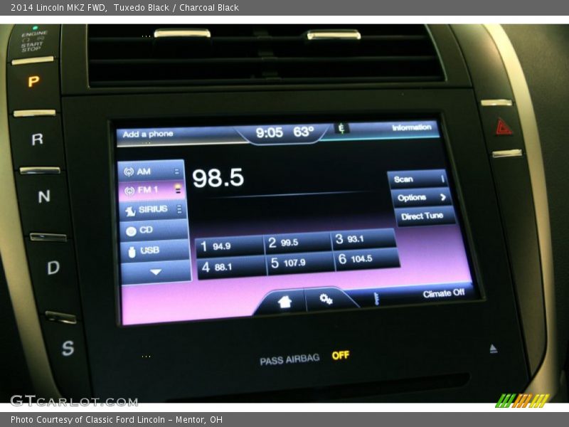 Tuxedo Black / Charcoal Black 2014 Lincoln MKZ FWD