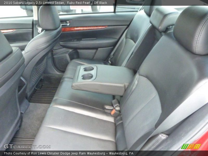 Ruby Red Pearl / Off Black 2010 Subaru Legacy 2.5i Limited Sedan