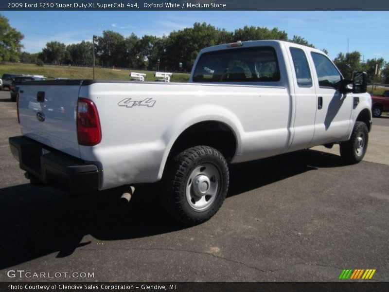 Oxford White / Medium Stone 2009 Ford F250 Super Duty XL SuperCab 4x4