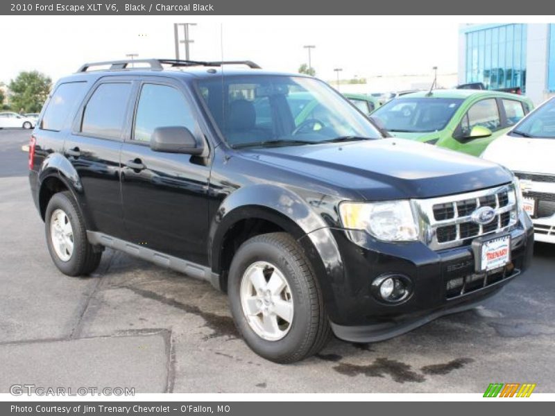 Black / Charcoal Black 2010 Ford Escape XLT V6