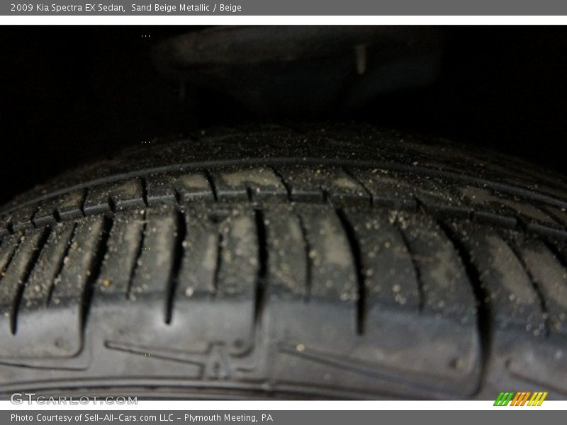 Sand Beige Metallic / Beige 2009 Kia Spectra EX Sedan