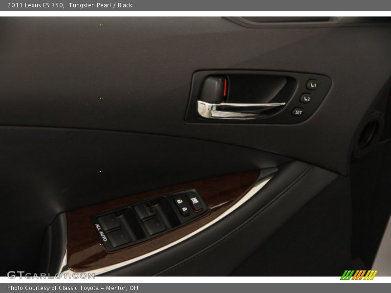 Tungsten Pearl / Black 2011 Lexus ES 350