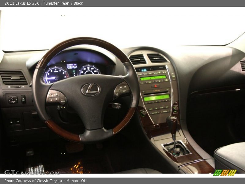 Tungsten Pearl / Black 2011 Lexus ES 350