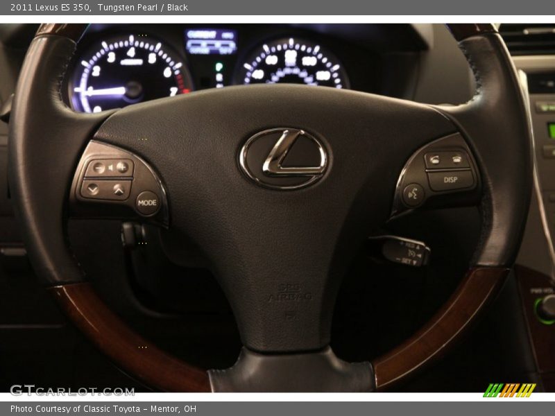 Tungsten Pearl / Black 2011 Lexus ES 350