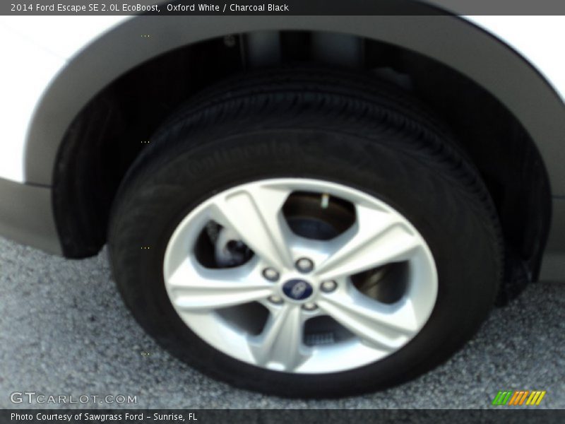 Oxford White / Charcoal Black 2014 Ford Escape SE 2.0L EcoBoost
