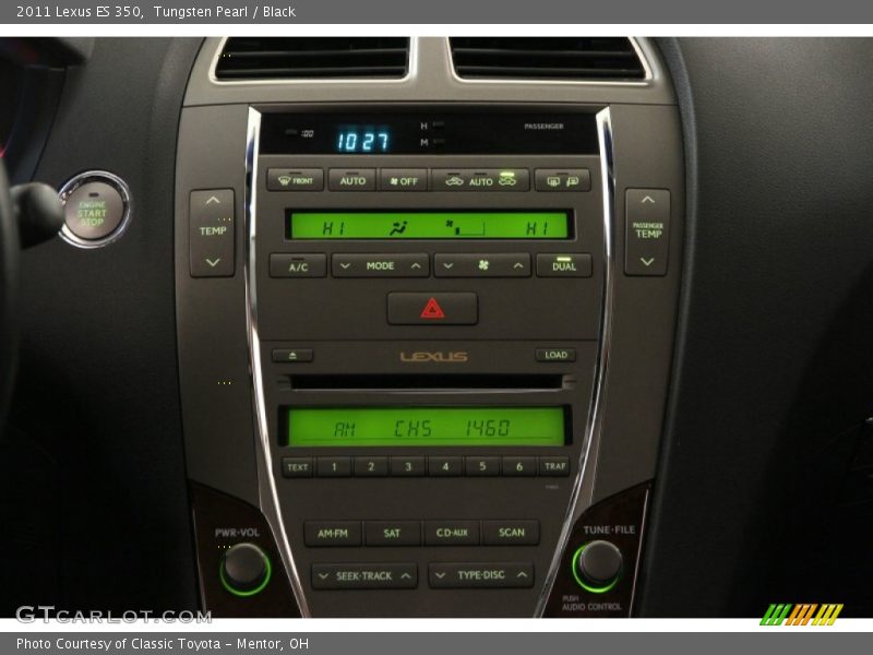 Tungsten Pearl / Black 2011 Lexus ES 350