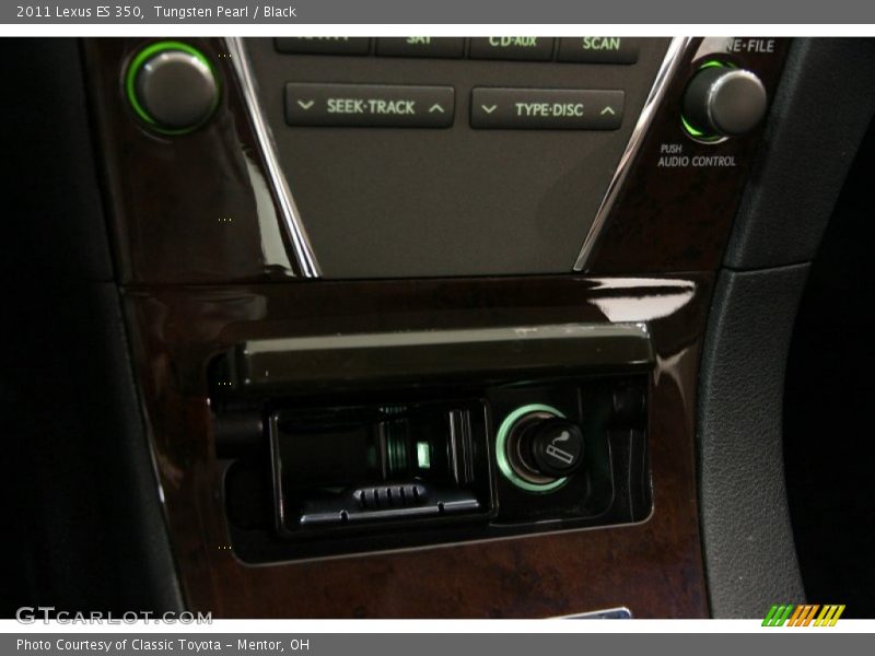 Tungsten Pearl / Black 2011 Lexus ES 350
