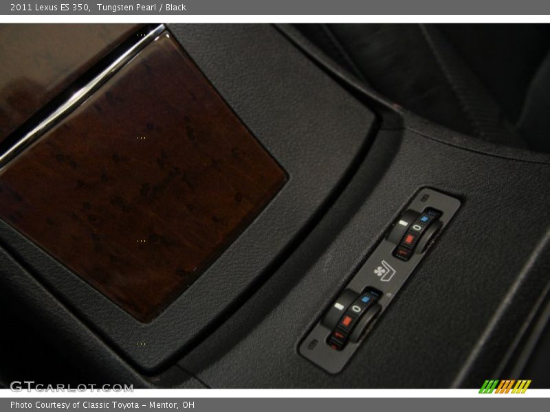 Tungsten Pearl / Black 2011 Lexus ES 350
