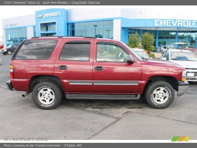 Sport Red Metallic / Gray/Dark Charcoal 2004 Chevrolet Tahoe LS