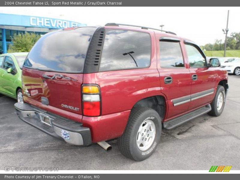 Sport Red Metallic / Gray/Dark Charcoal 2004 Chevrolet Tahoe LS