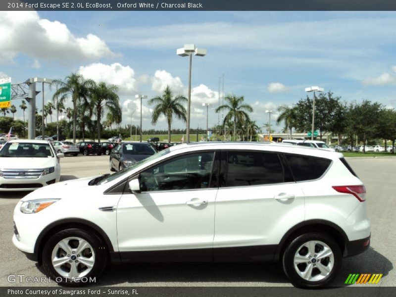 Oxford White / Charcoal Black 2014 Ford Escape SE 2.0L EcoBoost