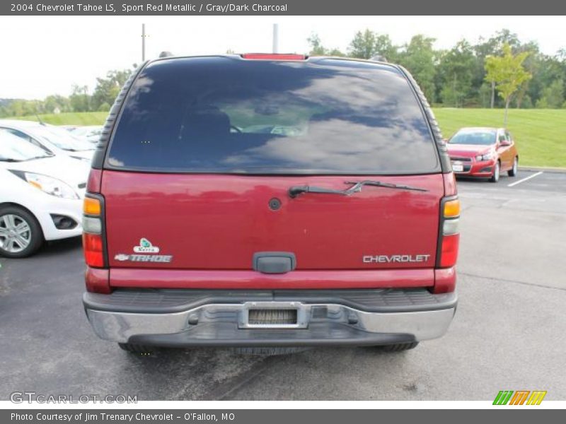 Sport Red Metallic / Gray/Dark Charcoal 2004 Chevrolet Tahoe LS
