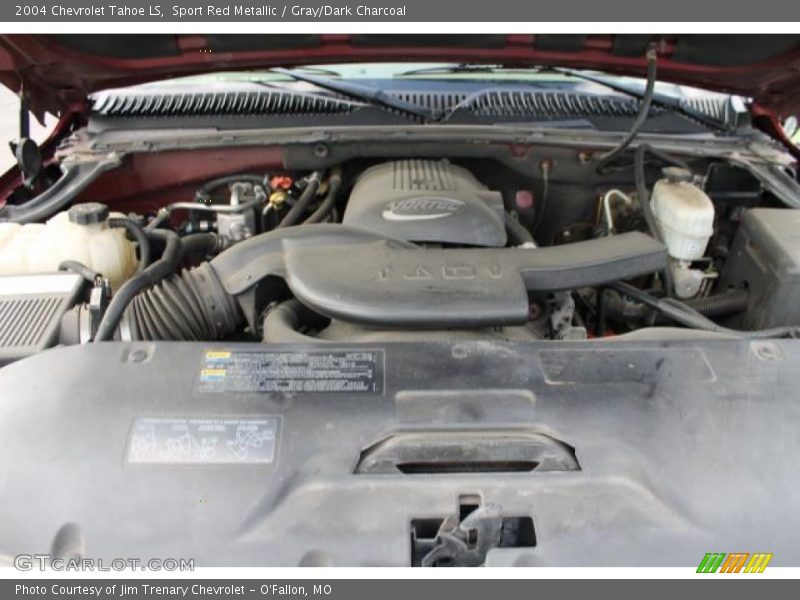 Sport Red Metallic / Gray/Dark Charcoal 2004 Chevrolet Tahoe LS