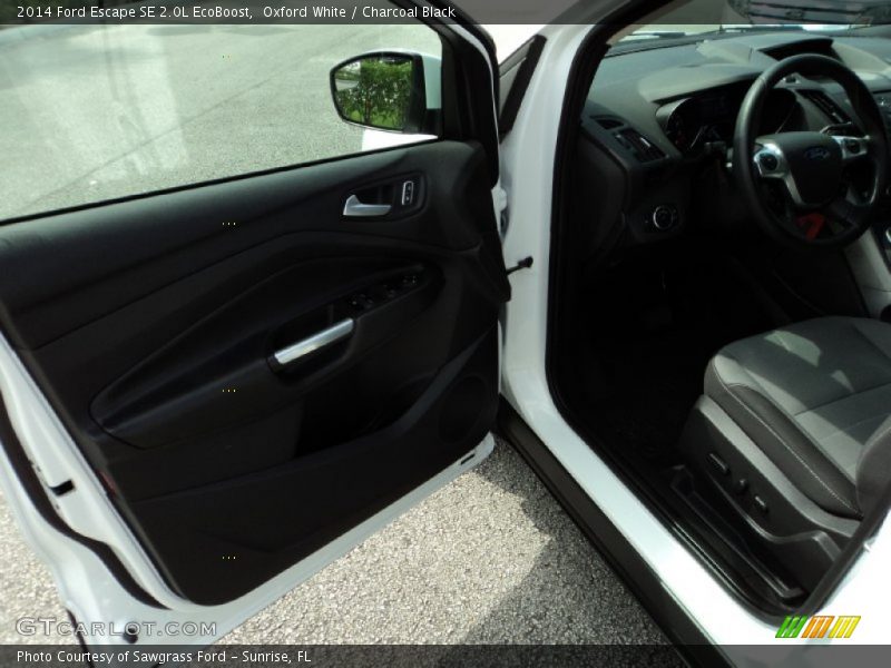 Oxford White / Charcoal Black 2014 Ford Escape SE 2.0L EcoBoost