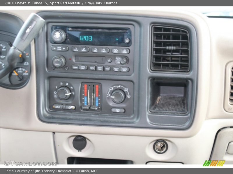 Sport Red Metallic / Gray/Dark Charcoal 2004 Chevrolet Tahoe LS