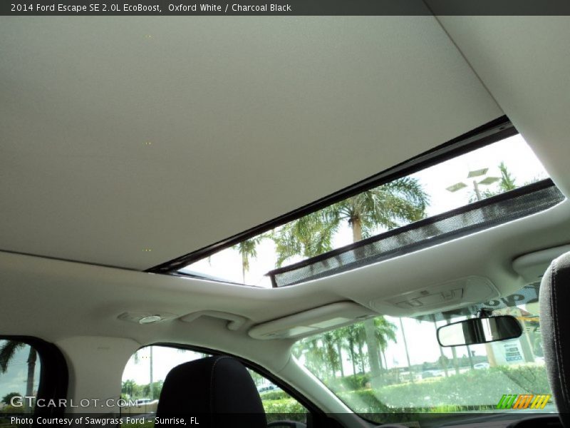 Oxford White / Charcoal Black 2014 Ford Escape SE 2.0L EcoBoost
