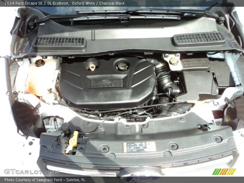 Oxford White / Charcoal Black 2014 Ford Escape SE 2.0L EcoBoost