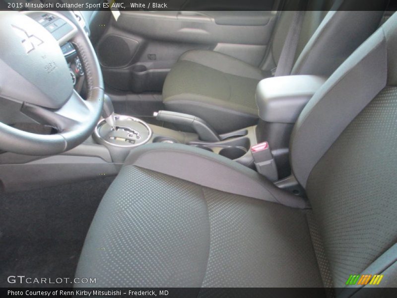 White / Black 2015 Mitsubishi Outlander Sport ES AWC