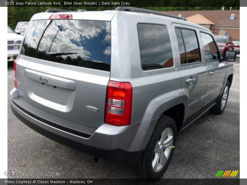 Billet Silver Metallic / Dark Slate Gray 2015 Jeep Patriot Latitude 4x4