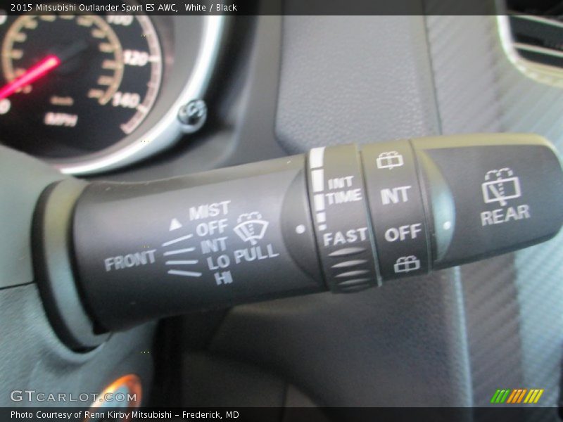 White / Black 2015 Mitsubishi Outlander Sport ES AWC