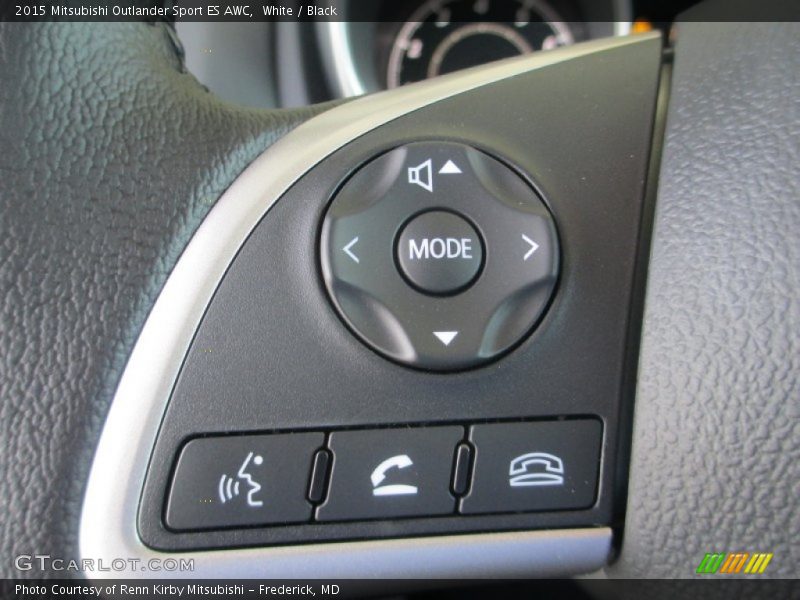 White / Black 2015 Mitsubishi Outlander Sport ES AWC