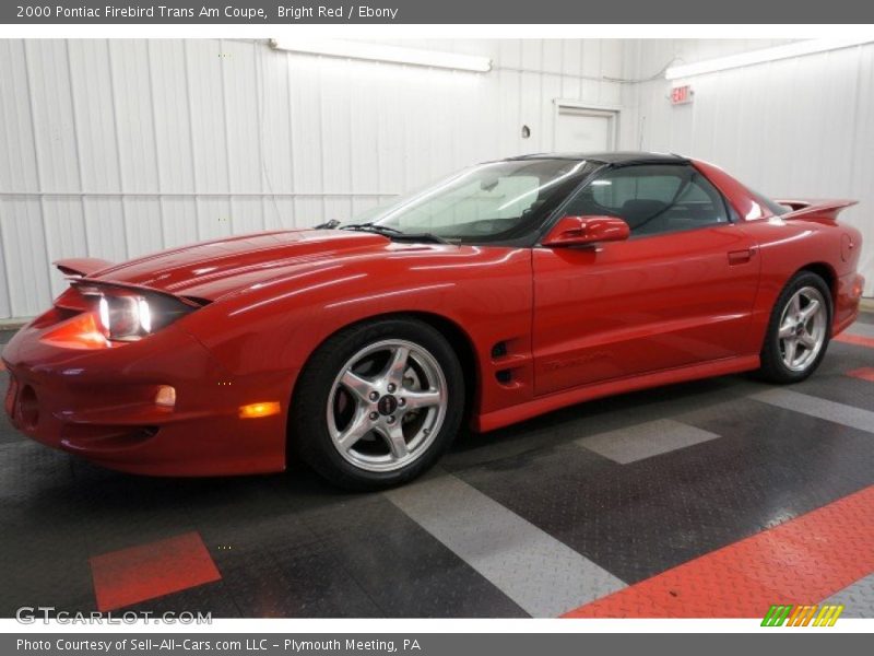 Bright Red / Ebony 2000 Pontiac Firebird Trans Am Coupe