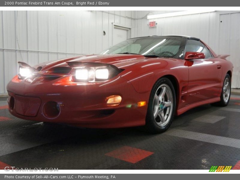 Bright Red / Ebony 2000 Pontiac Firebird Trans Am Coupe