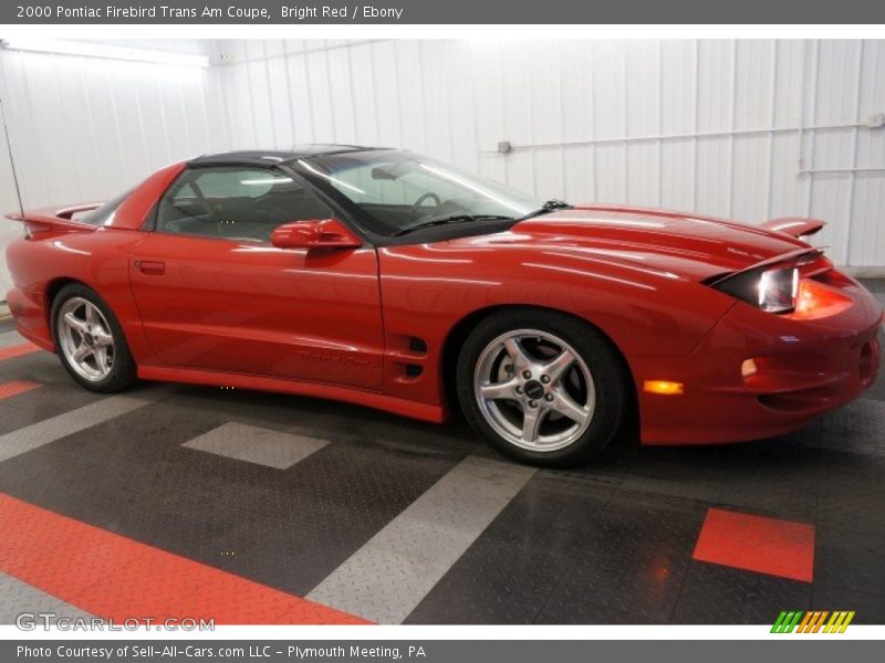 Bright Red / Ebony 2000 Pontiac Firebird Trans Am Coupe