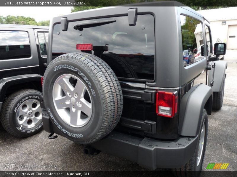 Black / Black 2015 Jeep Wrangler Sport S 4x4